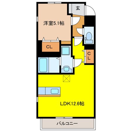 エルモッソの物件間取画像